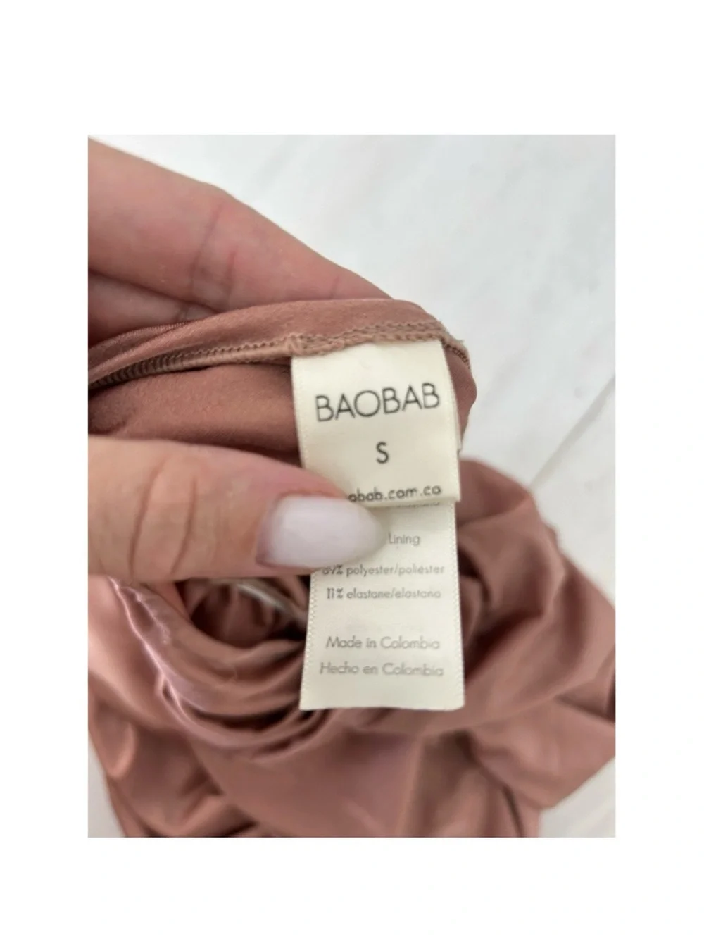 Baobab Collection Camel Twist-Drape Maxi Skirt